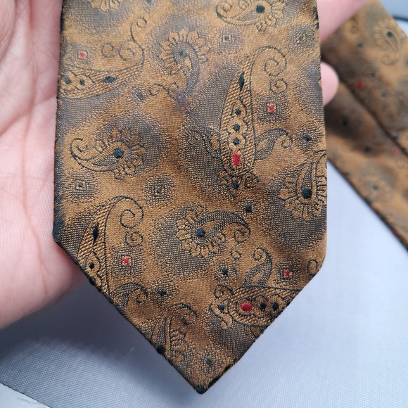 Vintage 50s Set of 2 Necktie Silk Famous Barr USA Mid Century Blanford Rep VTG - Picture 6 of 13